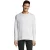 SOLS Heren Imperial Katoenen T-shirt met lange mouwen (Wit)