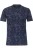 Redmond Casual T-Shirt ronde hals blauw, Motief