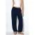 Elastische broek met strikdetail