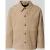 Selected regular fit leren jack met platte kraag model ‘RORY’