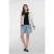 Geisha 61027-10 810 jeans shorts soft wash blue denim soft wash