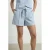 HYPEDROP regular fit casual short met ceintuur – lichtblauw