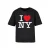Dames-T-shirt Merchcode I Love NY