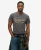 Superdry Mannen Rock Band T-shirt met Grafische Print Grijs