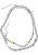 Urban Classics Ketting ‘Peace Bead’  groen / oranje / rood / zilver