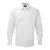 Russell Heren Visgraat Werkshirt met lange mouwen (Wit)