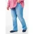Zizzi regular waist bootcut jeans light blue denim