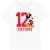 Disney Kinderen/kids mickey mouse 12e verjaardag t-shirt