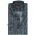 Overhemd Casa Moda blauw print bloementjes wijde fit