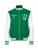 19V69 ITALIA Tussenjas ‘Panatta’  groen / wit