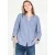 Cecil Dames Linnen blouse met strepen in Blauw