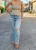 Sage Green Lange Mono Strik Korset Top Sage
