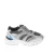 Hip leren chunky sneakers zilver/grijs