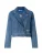 KARL LAGERFELD JEANS Tussenjas  blauw denim / wit