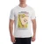 Heren T-shirt met korte mouwen van katoen met stripprint HS24MTS21-B