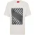 Hugo Mannen Road Katoen Logo T-Shirt (Wit)