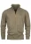 INDICODE JEANS Sweatvest ‘ Yanic ‘  olijfgroen / wit