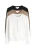 The Set Gebreid vest  brokaat / zwart / wit