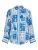 VILA Blouse ‘VIJosia’  blauw / offwhite