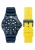 NAUTICA Analoog horloge ‘Sea Dive’  donkerblauw / geel / wit