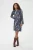 SAINT TROPEZ Jurk ‘SZIlyssa’  nachtblauw / wit