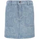 Looxs Revolution Zomer jeans rok meisjes bleach