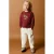 Mango Kids broek met corduroy details – beige