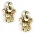 LOTT. gioielli Oorbellen Dames Sq Cup Sequin Waterfall S, Kleur: Goudkleurig