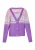 IZIA Gebreid vest  lila / sering