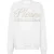 Washed Open Back Sweatshirt Strass Signature