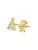 Hey Happiness Oorbellen ‘Merry Duo’  goud