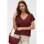 VERO MODA top – donkerrood