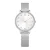 Swarovski  – dames horloge – zilverkleurig met  band