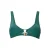 PIECES voorgevormde bikinitop PCLAOMI met lurex groen