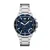 Emporio Armani  – heren horloge – zilverkleurig met  band