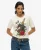 Superdry Vrouwen Neo Trad Tattoo T-shirt met Relaxte Pasvorm Wit
