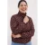 VERO MODA CURVE jas Plus Size met stippen – donkerrood