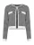 Karl Lagerfeld Gebreid vest ‘Ikon’  zwart / wit