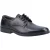 Hush Puppies Neal Leer Heren Zwart Veterschoenen