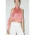 Mango top met stippen – roze