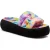 Rocket Dog Splash Loyal Tie Dye Textiel Dames Sandalen Roze/Multi