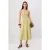 TRENDYOLMİLLA Dames Groen Gestreept Midi Mouwloos Skater Jurken