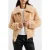 French Connection Avi Iren Faux Fur Mix Toasted Almond