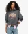 Superdry Vrouwen Vintage Relaxed-hoodie met Metallic Logo Zwart