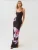 Hiccup Jurk  orchidee / braam / pink / zwart