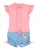 PLAYSHOES Badpak  pastelblauw / oudroze / wit