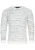 INDICODE JEANS Trui ‘Manfred’  grijs / wit