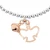 Orphelia Dames 925 Sterling Zilveren Armband – Zilver/Roze ZA-7111