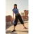 TRENDYOLMİLLA Dames Blauw Slogan Kort Getailleerd T-shirts