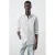 Mango Man slim fit gestreept overhemd – pastelroze
